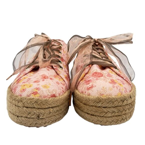 LoveShackFancy x Superga 2730 Floral Espadrille Sneaker Size 9.5 - Picture 8 of 13